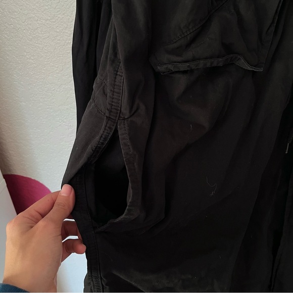 TopMan Fishtail Long Coat Jacket With Hood - Picture 4 of 12